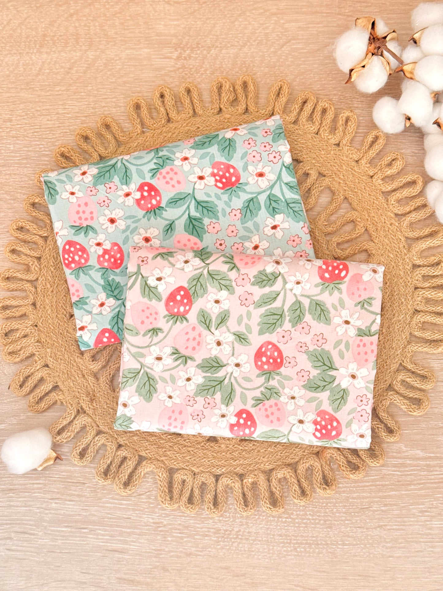 Cotton Twill Strawberry Fields