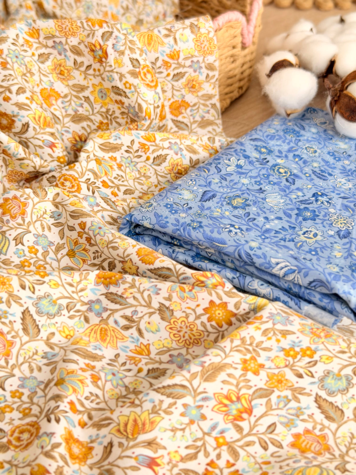 Cotton Twill Autumn Bloom
