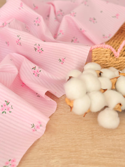 Printed Voile Petal Whisper