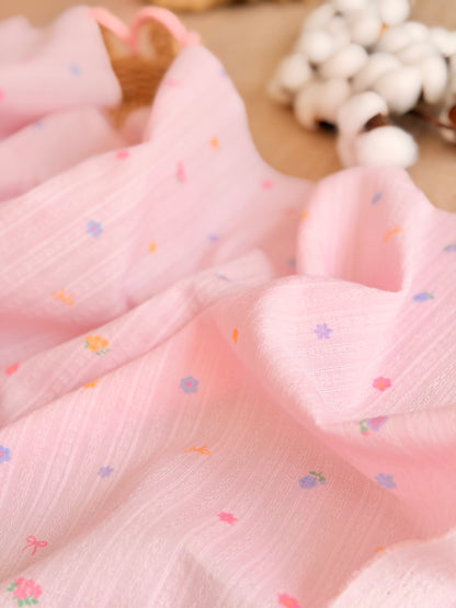 Embroidered Cotton Blossom Kiss