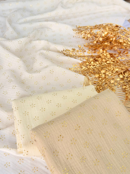Muselina Foil Golden Petals