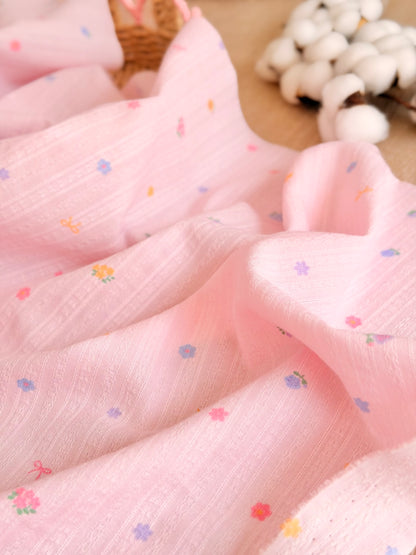 Embroidered Cotton Blossom Kiss