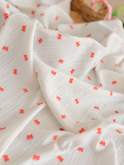 Printed Cotton Jersey Little Butterflies