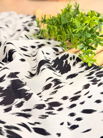 Printed Linen Brushstroke