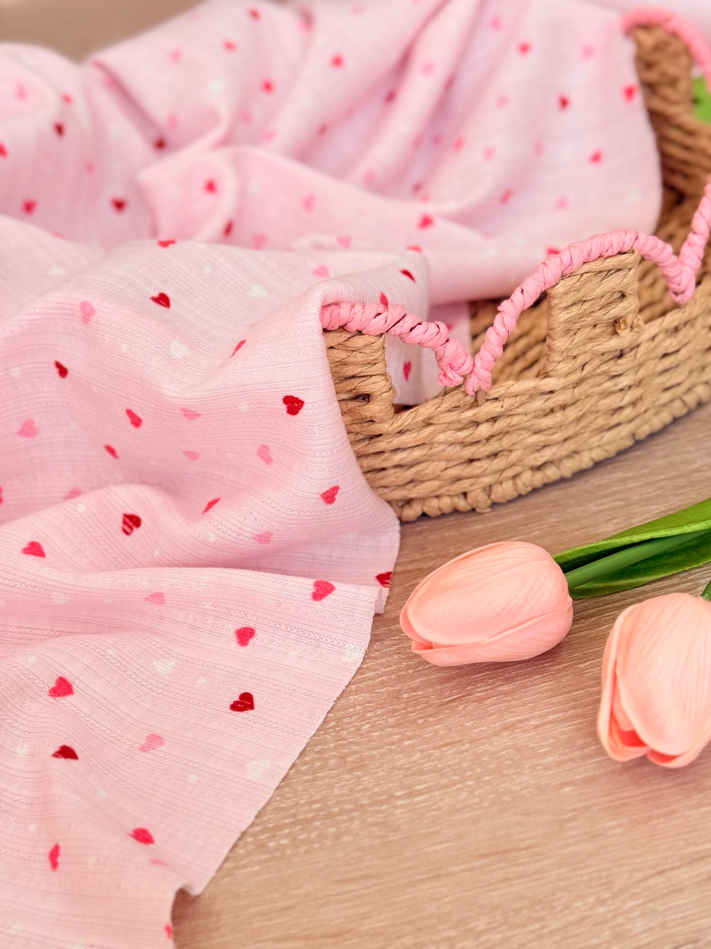 Printed Cotton Jersey Sweethearts