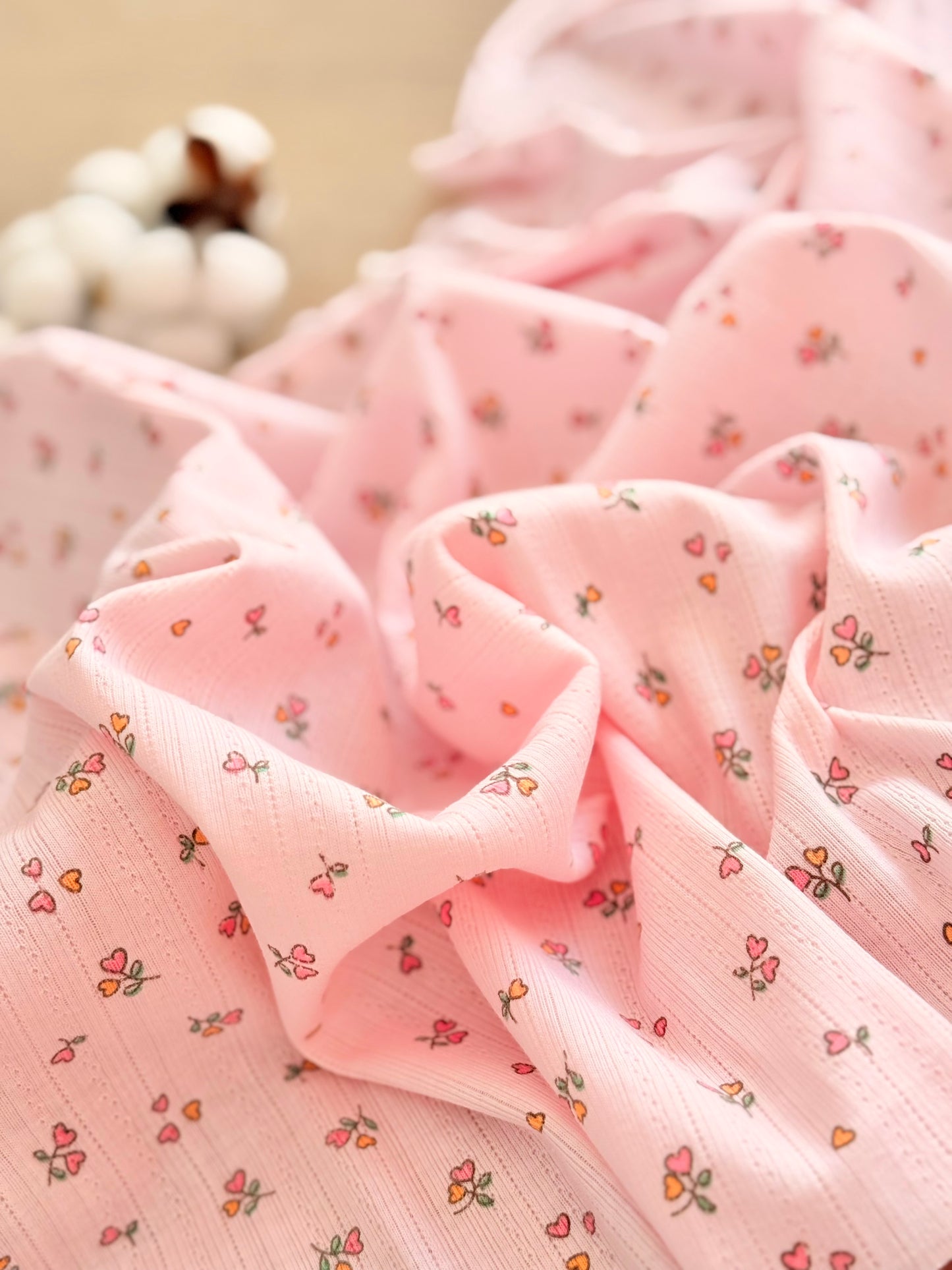 Printed Cotton Jersey Tiny Love