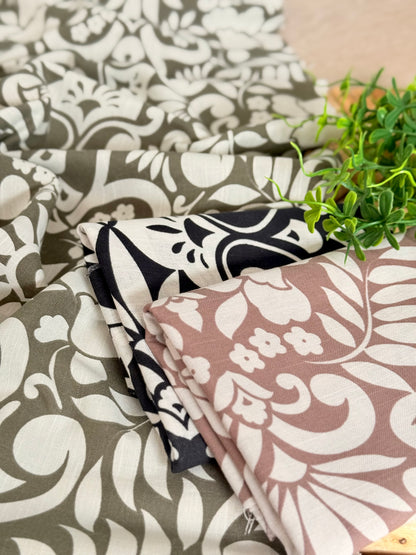 Printed Linen Florentine
