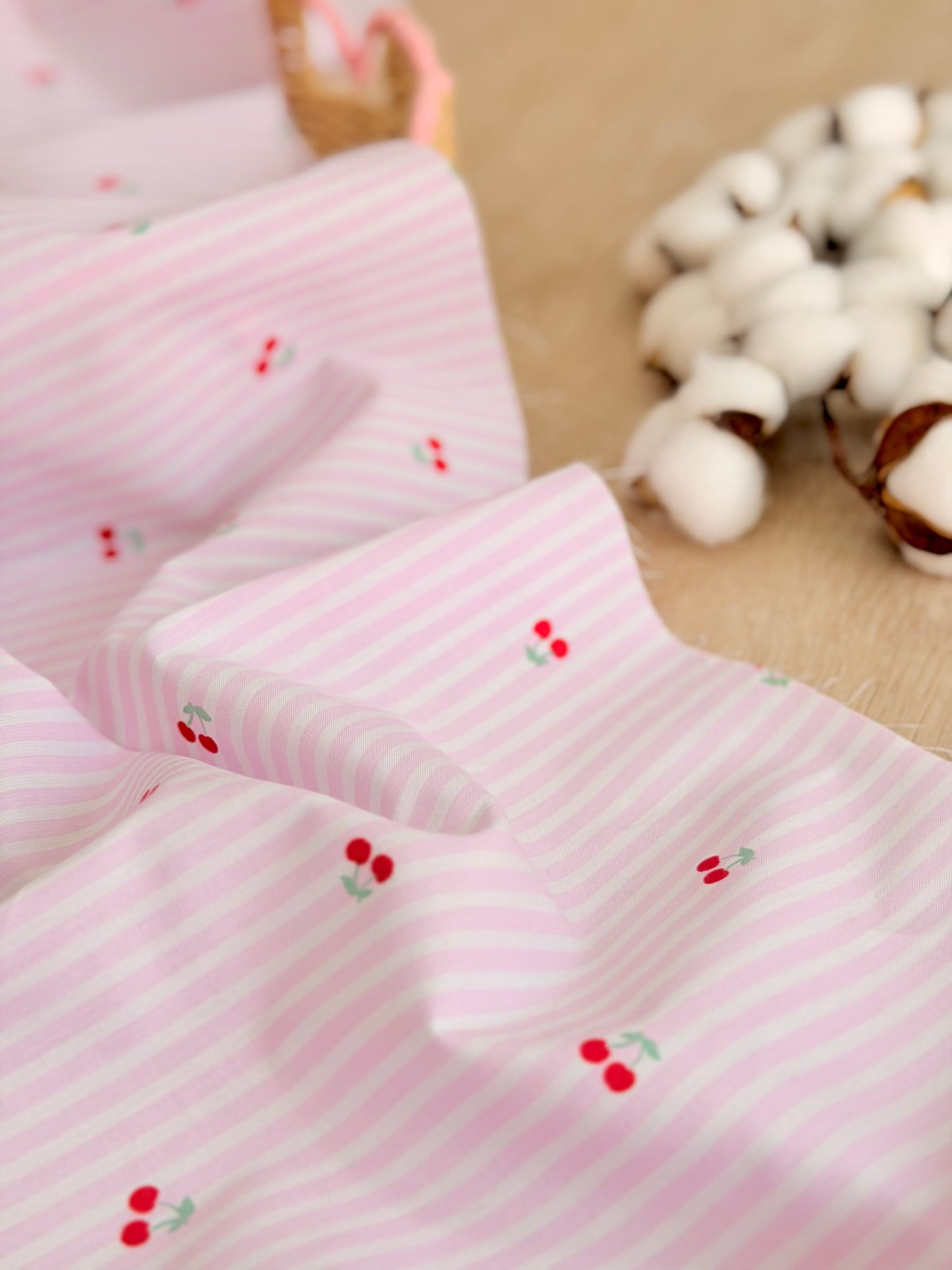 Printed Cotton Cherry Lane