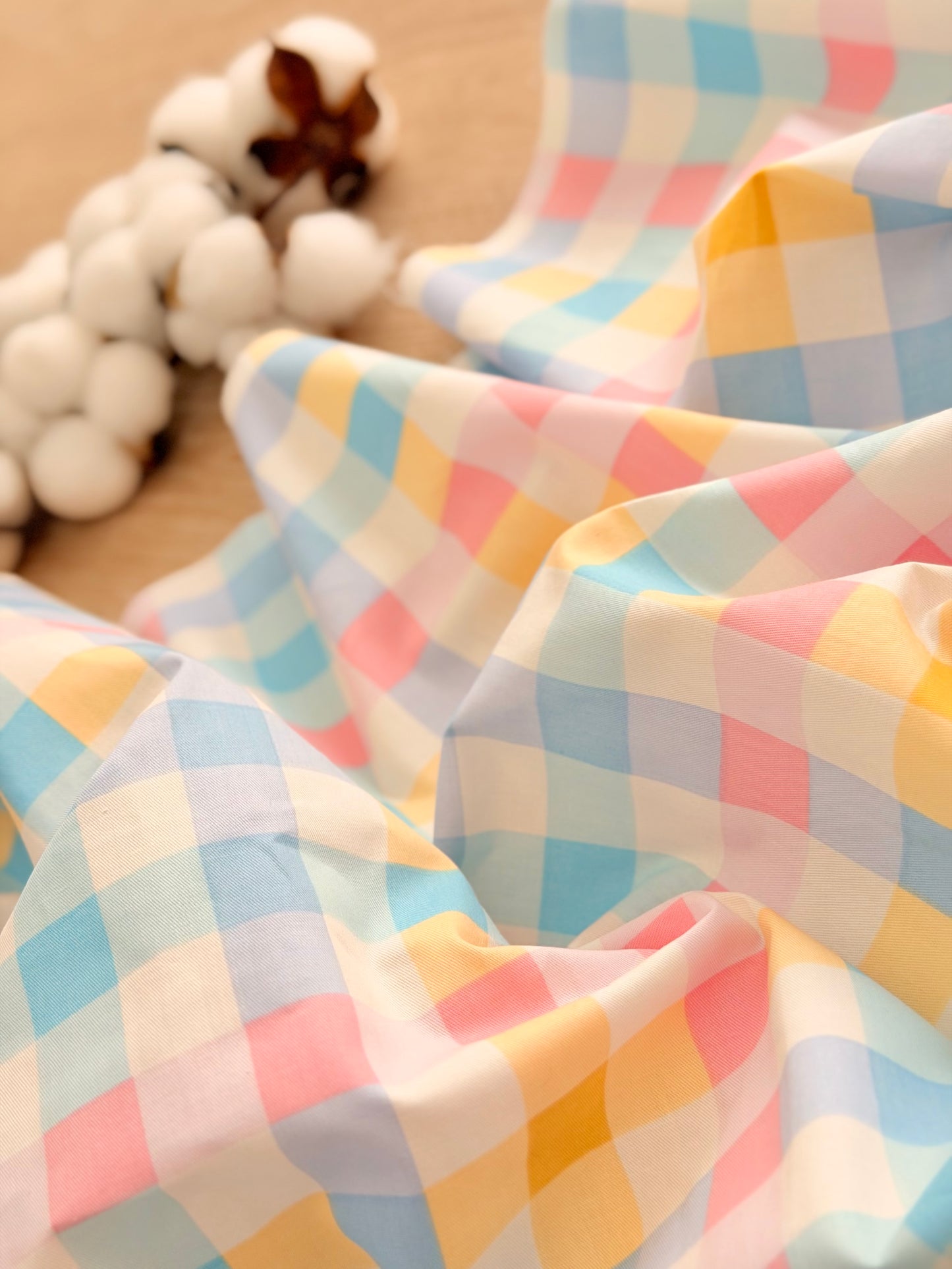 Cotton Twill Baby Vichy
