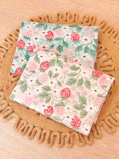 Cotton Twill Strawberry Fields