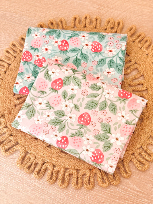 Cotton Twill Strawberry Fields