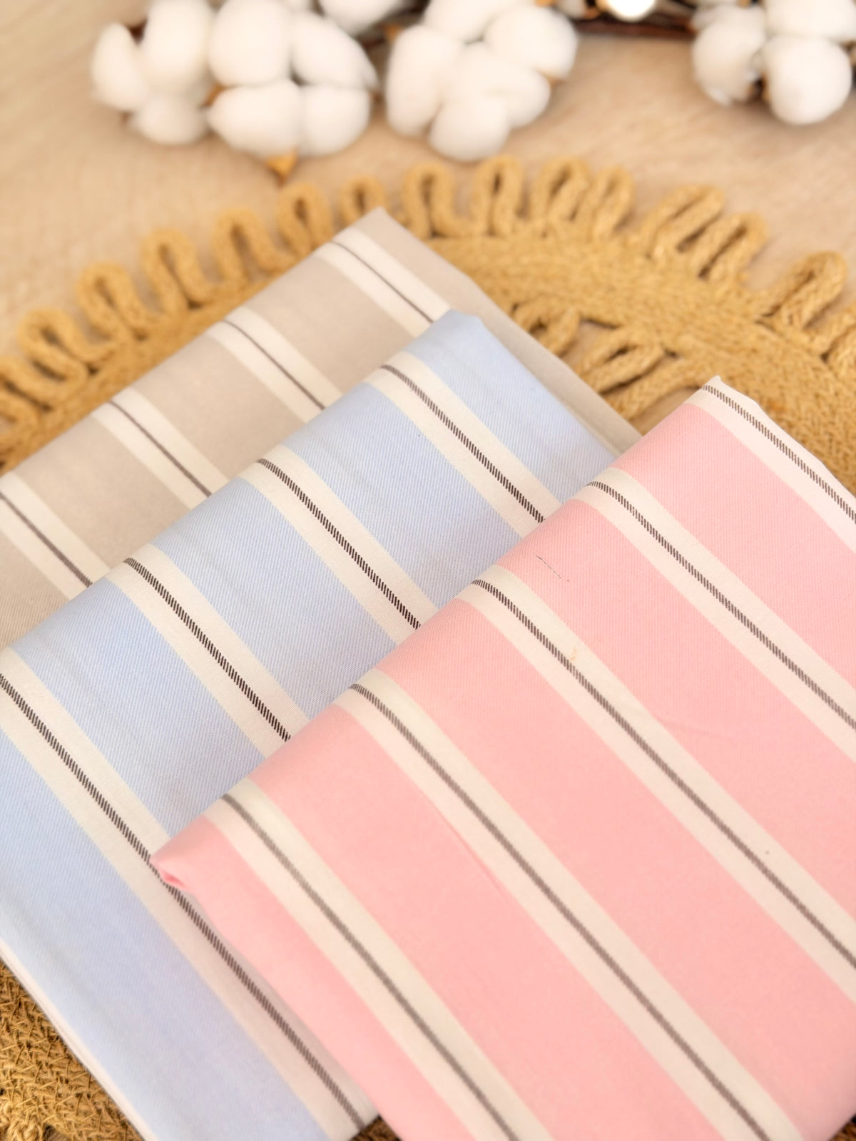Printed Cotton Stripes 06