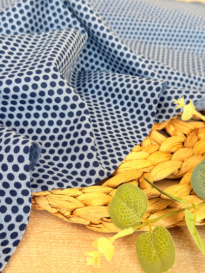 Printed Denim Circles