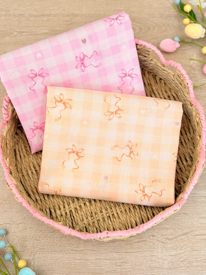 Printed Cotton Shiny Ribbons