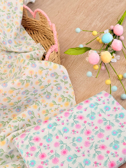 Printed Cotton Pastel Meadow