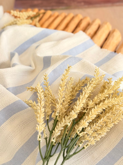 Artisanal Printed Linen Stripes 04