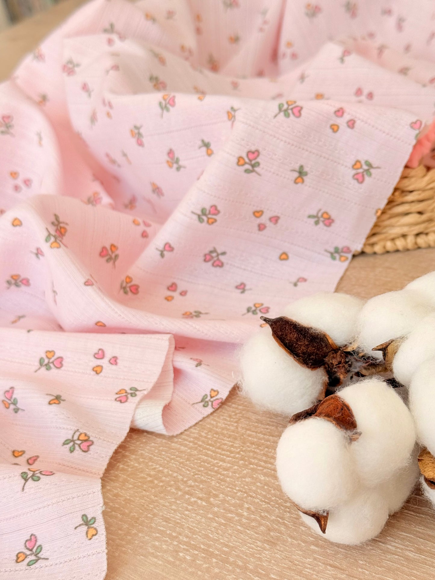 Printed Cotton Jersey Tiny Love