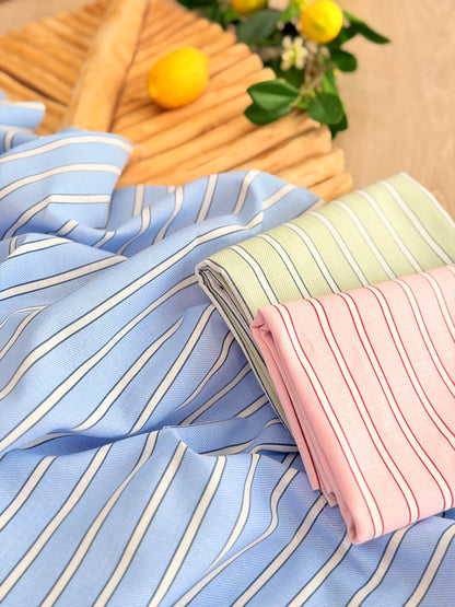 Printed Linen Stripes 22