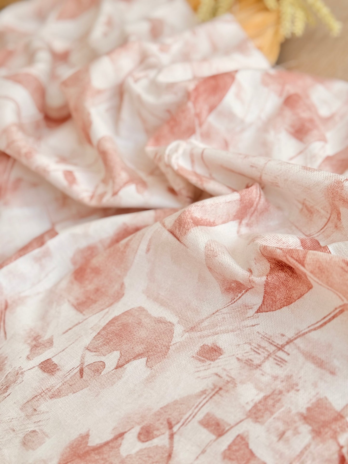 Printed Linen Slub Painter’s Canvas