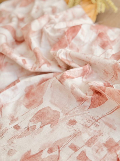 Printed Linen Slub Painter’s Canvas