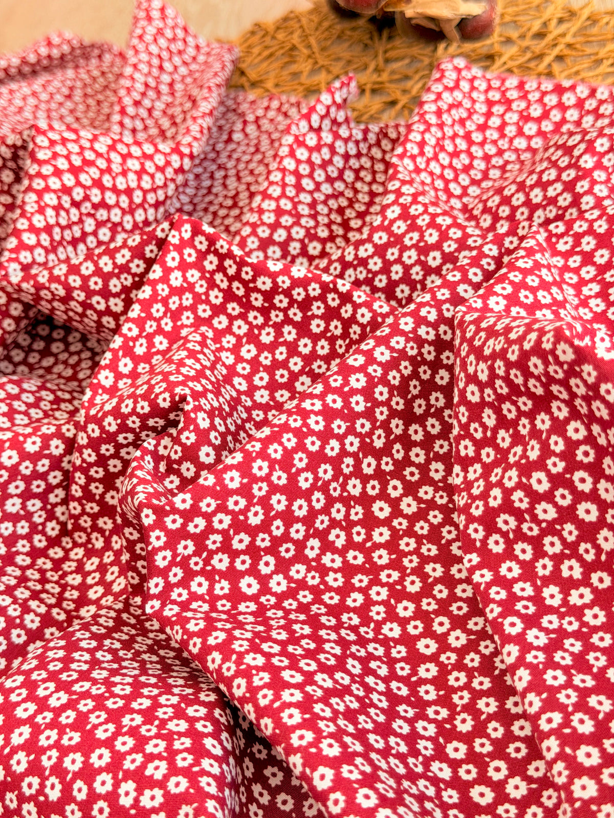 Printed Cotton Daisy Dots