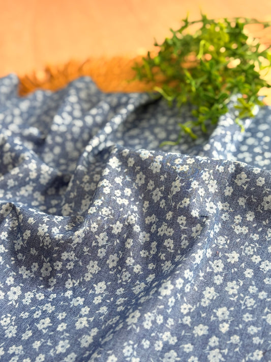 Printed Denim Blossom