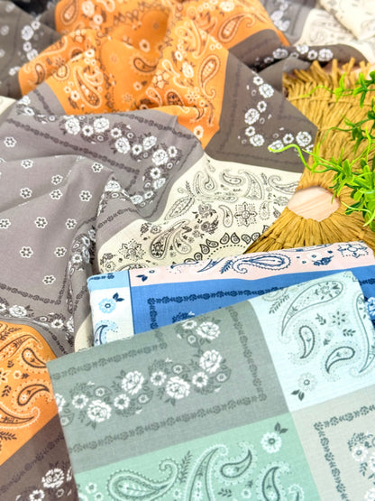 Printed Linen Bandana Bloom