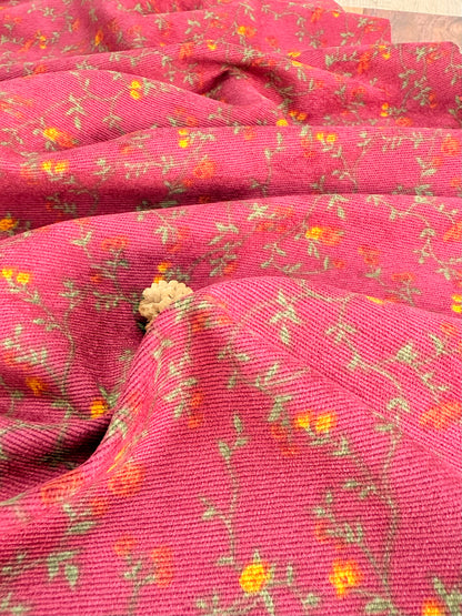 Printed Corduroy Flower 21