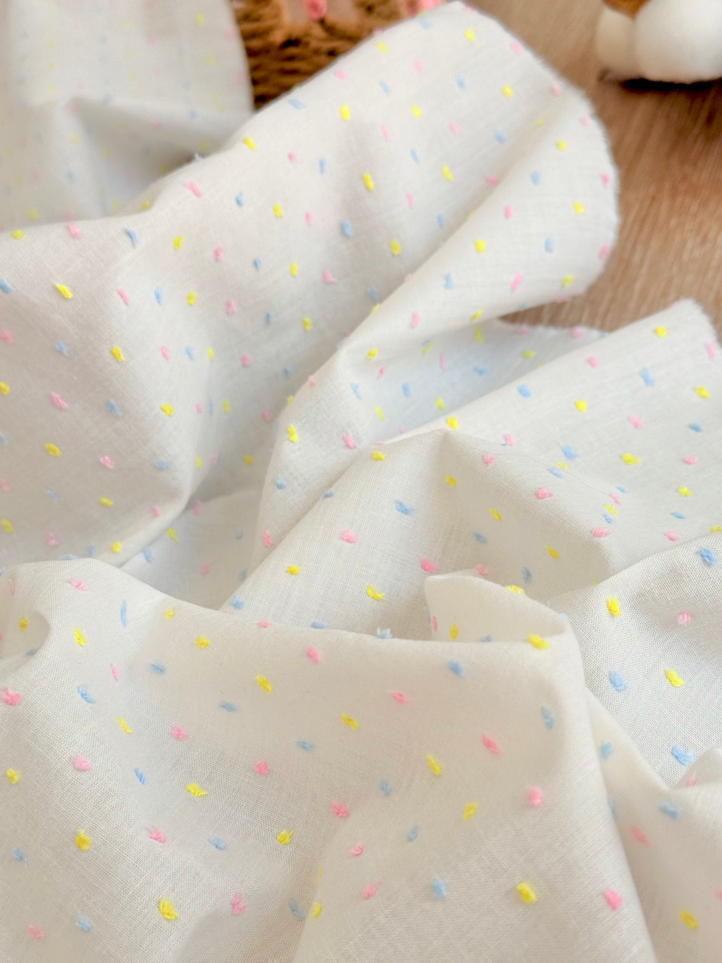 Plumeti Cotton Candy Dots | Algodón Plumeti
