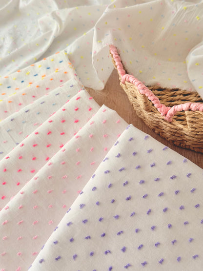 Plumeti Cotton Candy Dots | Algodón Plumeti