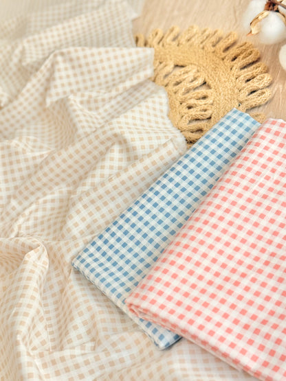 Cotton Twill Pastel Vichy