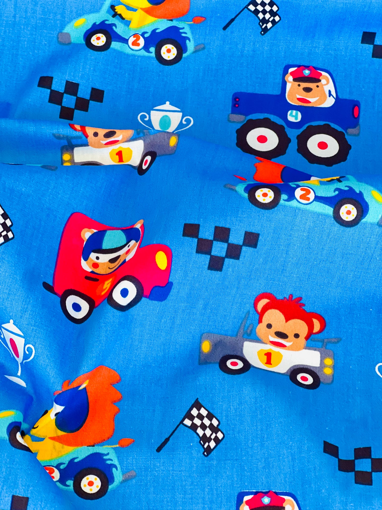 Cotton Twill Racing Cars