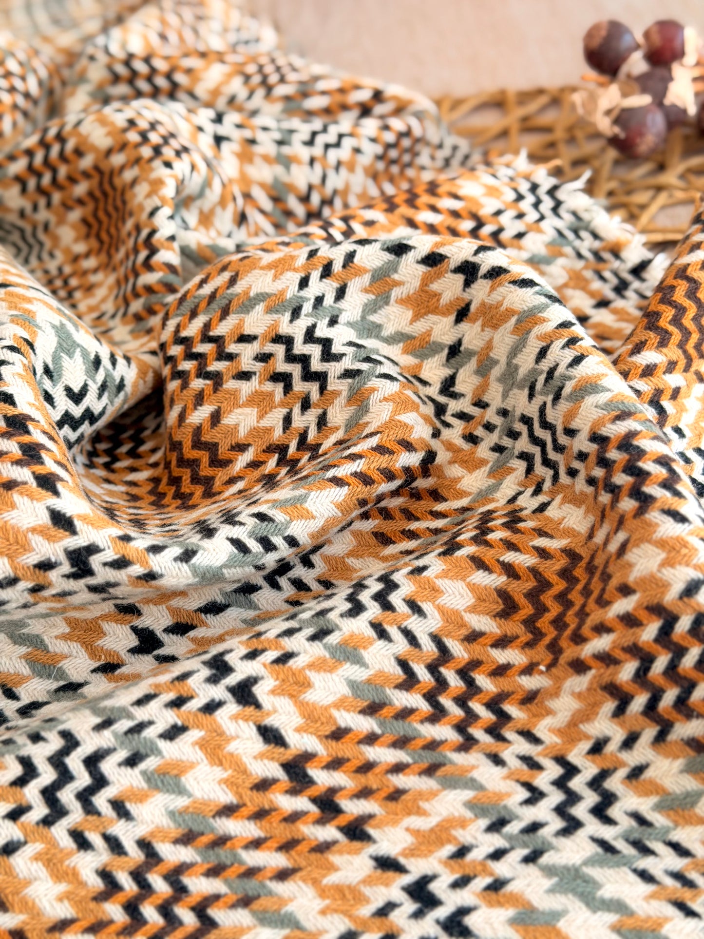 Paño de Lana Autumn Herringbone