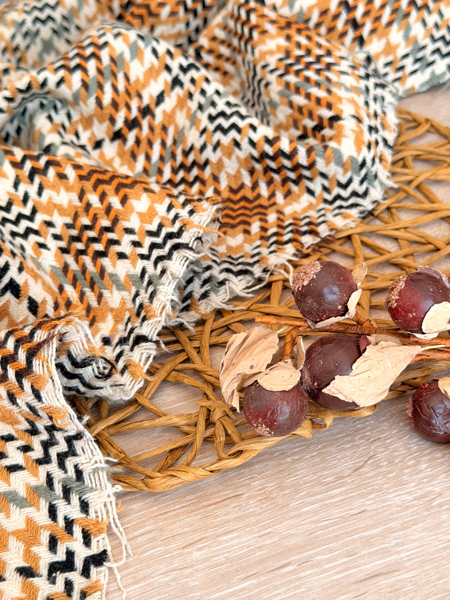 Paño de Lana Autumn Herringbone