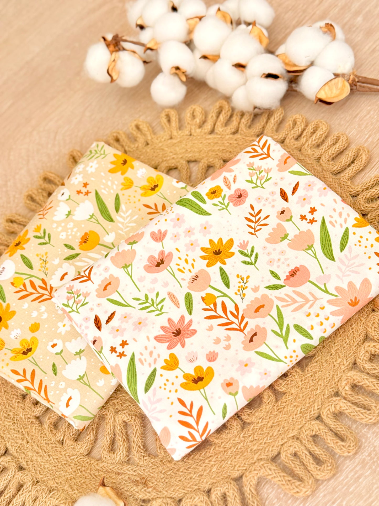 Cotton Twill Golden Bloom
