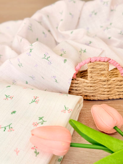 Printed Cotton Jersey Petite Meadow