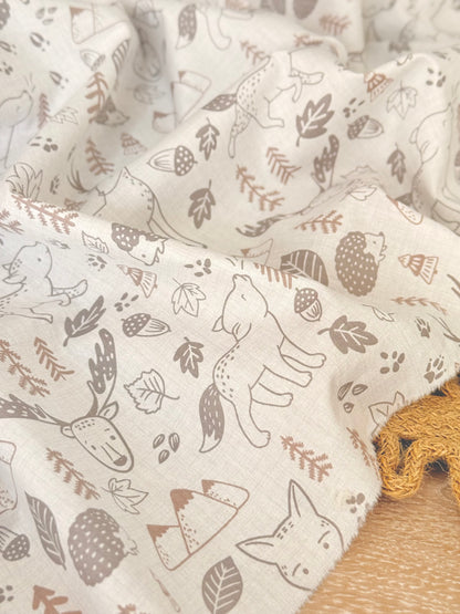 Cotton Twill Woodland Tales