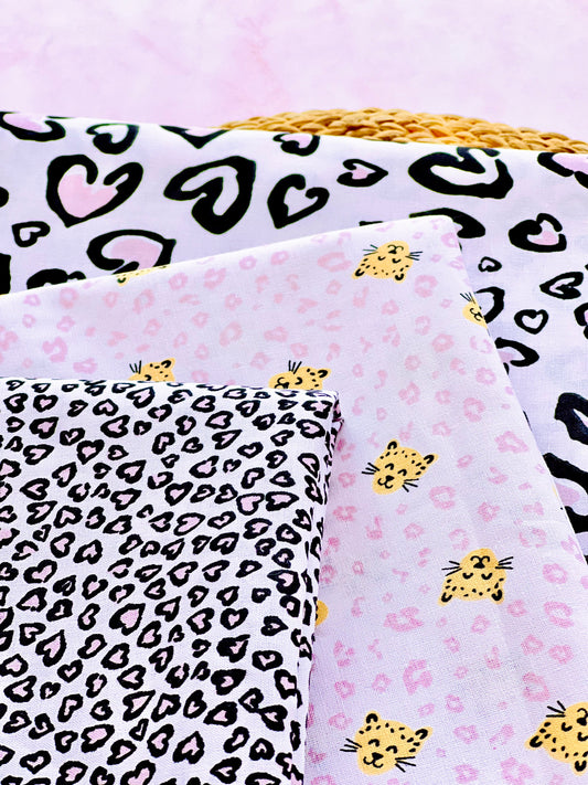 Printed Cotton Pink Cheetah