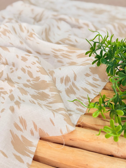 Printed Linen Brushstroke