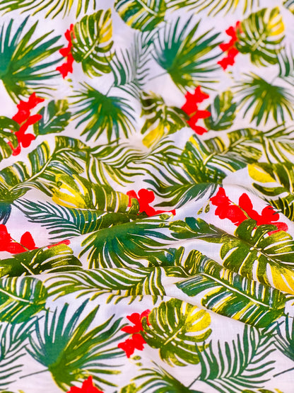 Printed Linen Hawaii Vibes