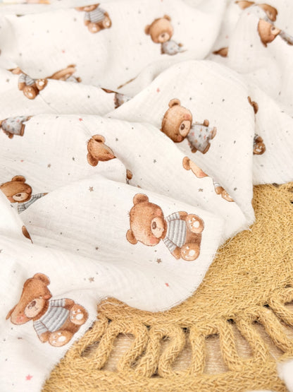 Muselina Teddy Dreams