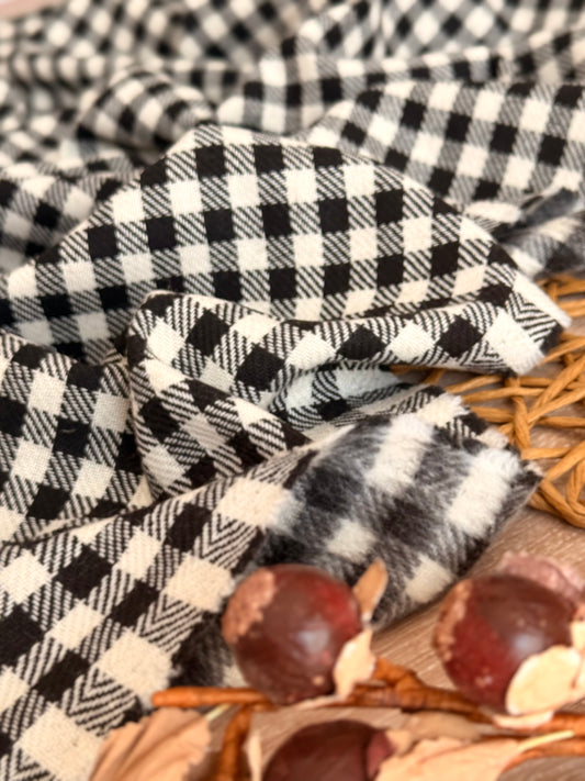 Paño de Lana Classic Gingham Noir