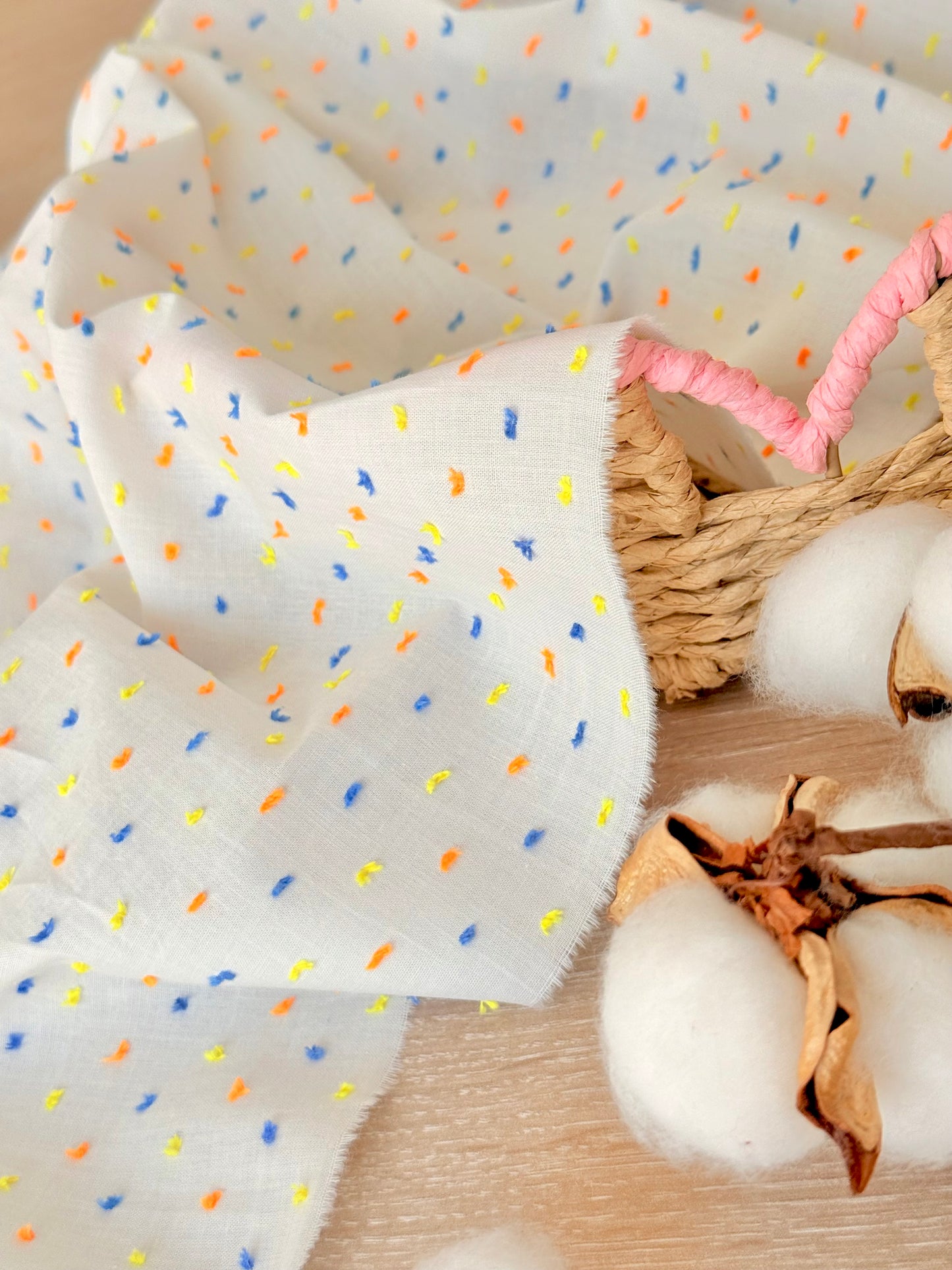 Plumeti Cotton Candy Dots | Algodón Plumeti