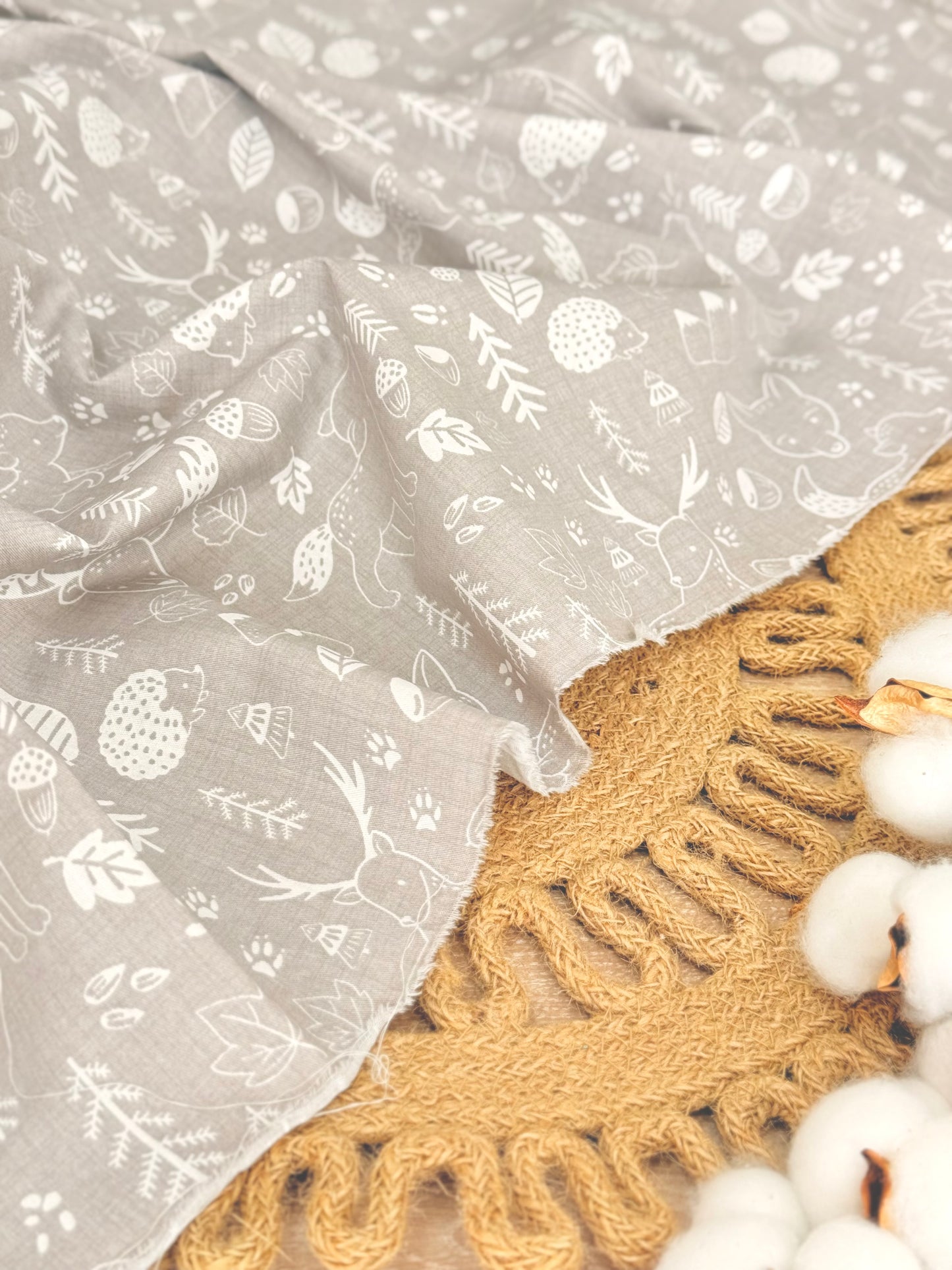 Cotton Twill Woodland Tales