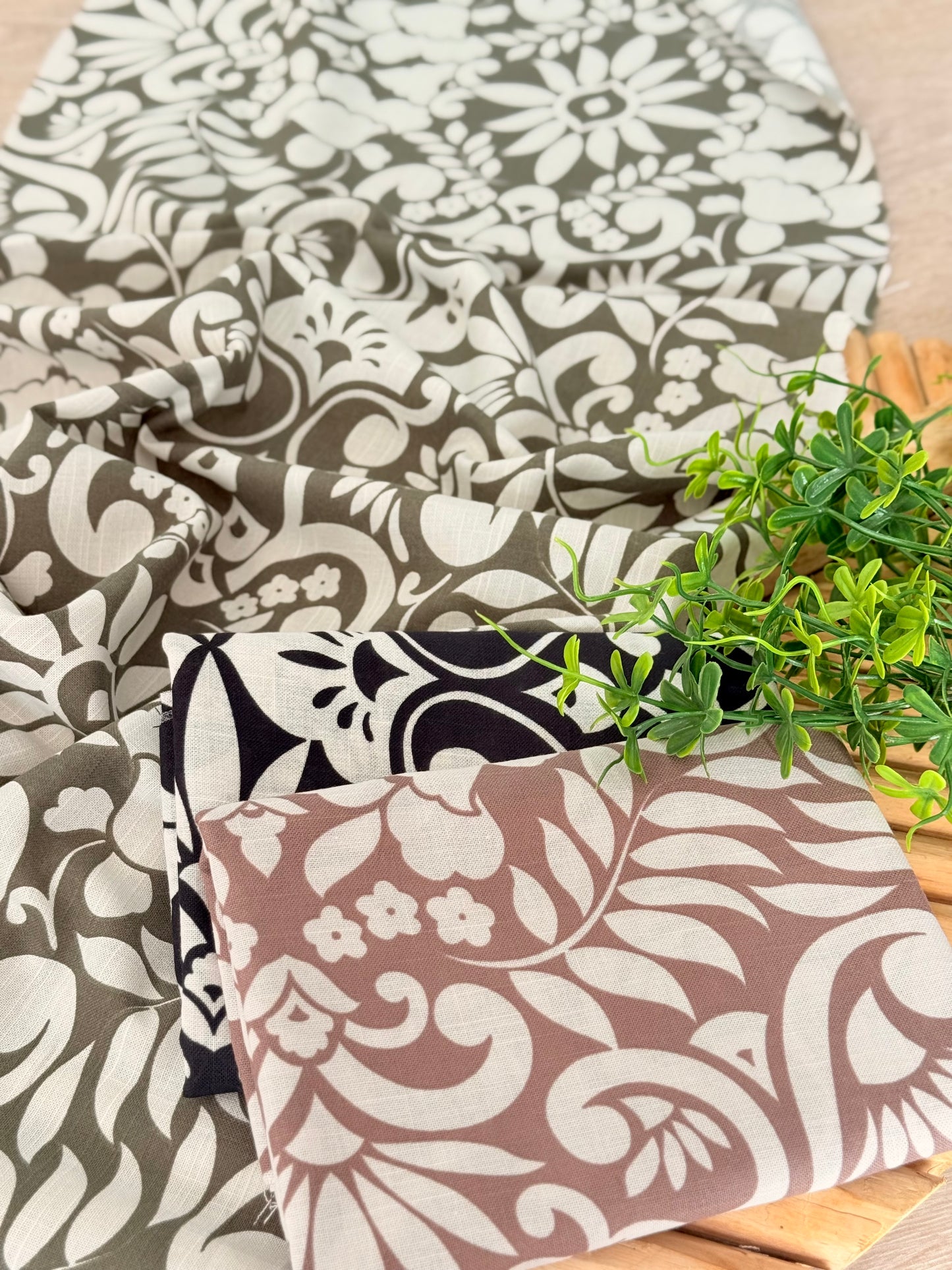 Printed Linen Florentine