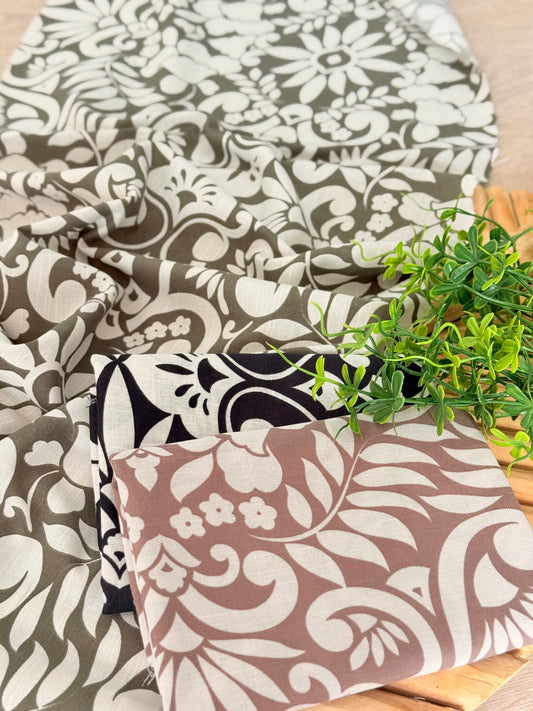 Printed Linen Florentine