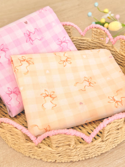 Printed Cotton Shiny Ribbons