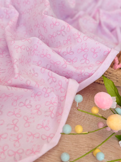 Interlock Shiny Pink Bows