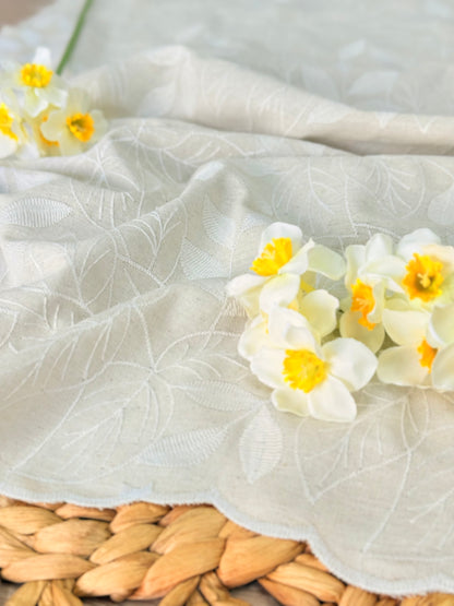Embroidered Linen Pure Botanica