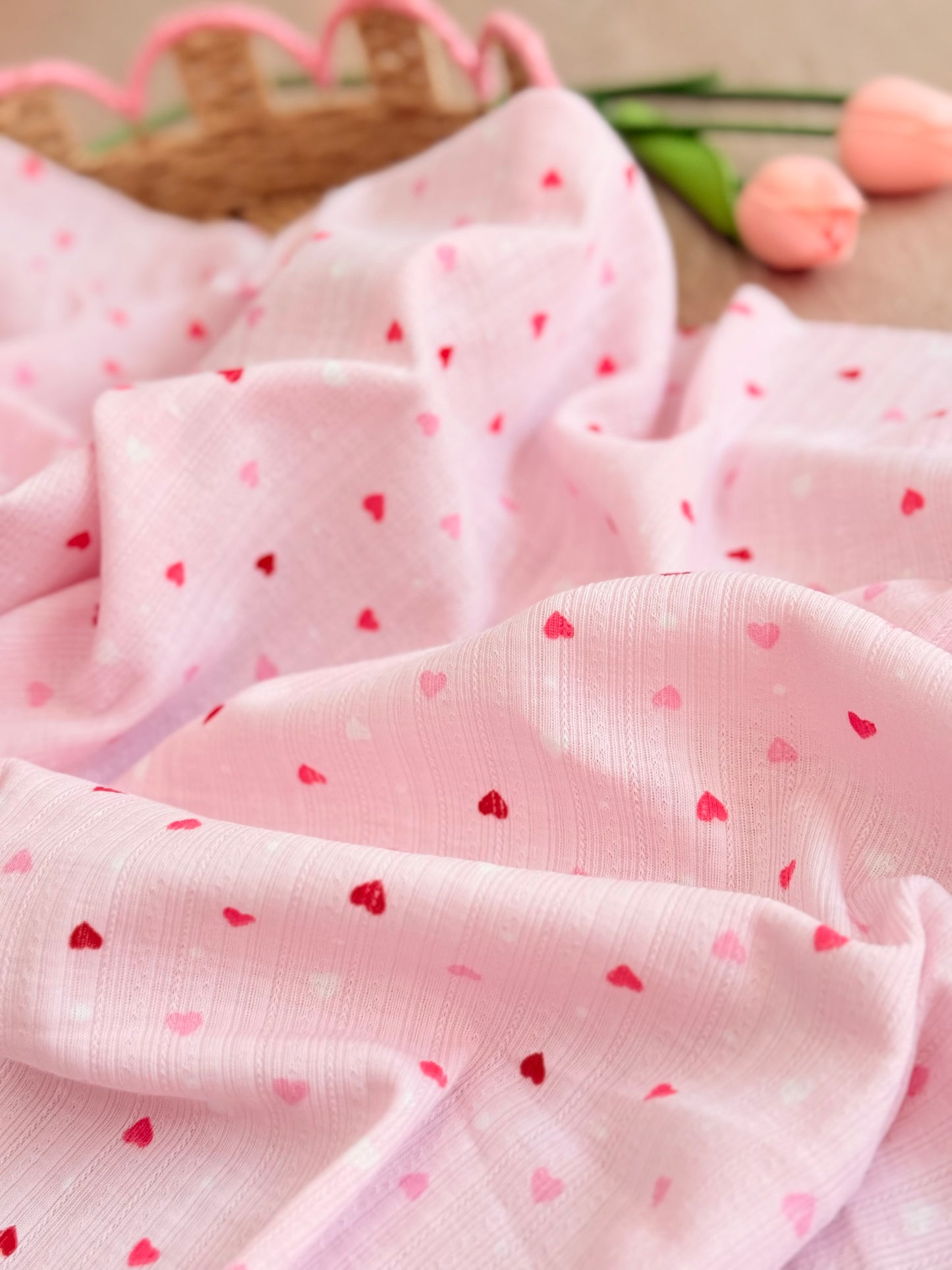 Printed Cotton Jersey Sweethearts